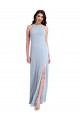 Open Back Sheath Stretch Crepe Halter Neck Long Sleeveless Formal Evening Gown / Prom Dress / Bridesmaid Dress Norwich