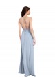 Open Back Sheath Stretch Crepe Halter Neck Long Sleeveless Formal Evening Gown / Prom Dress / Bridesmaid Dress Norwich