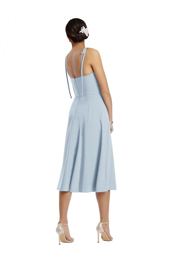 Stretch Crepe Sweetheart Midi Length Sleeveless Evening Gown / Prom Dress / Bridesmaid Dress Norwich