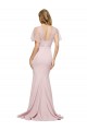 V-Back Stretch Crepe & Tulle One Shoulder Short Sleeves Long Formal Evening Gown / Prom Dress / Bridesmaid Dress Norwich