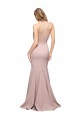Dusty Pink Stretch Crepe Sweetheart Sweep Train Sleeveless Formal Evening Gown / Prom Dress / Bridesmaid Dress Norwich
