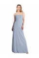 Open Back Stretch Crepe Square Neck Long Sleeveless Prom Dress / Bridesmaid Dress Norwich