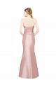 Low Back Stretch Satin Sweetheart Long Sleeveless Formal Evening Gown / Prom Dress / Bridesmaid Dress Norwich
