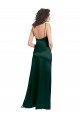 Open Back Hunter Stretch Satin Scoop Neck Long Sleeveless Formal Evening Gown / Prom Dress / Bridesmaid Dress Norwich