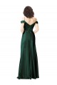 V-Back Stretch Satin Off the Shoulder Long Sleeveless Formal Evening Gown / Prom Dress / Bridesmaid Dress Norwich