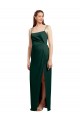 Low Back Stretch Satin Spaghetti Straps Long Sleeveless Formal Evening Gown / Prom Dress / Bridesmaid Dress Norwich