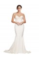 Low Back Stretch Satin Cowl Neck Sweep Train Sleeveless Formal Evening Gown / Prom Dress / Bridesmaid Dress Norwich