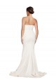 Low Back Stretch Satin Cowl Neck Sweep Train Sleeveless Formal Evening Gown / Prom Dress / Bridesmaid Dress Norwich
