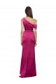 Stretch Satin One Shoulder Long Sleeveless Bridesmaid Dress / Evening Dress Norwich