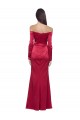 Stretch Satin Sweetheart Long Long Sleeves Formal Evening Gown / Prom Dress / Bridesmaid Dress Norwich