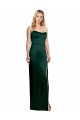 Stretch Satin Scoop Neck Long Sleeveless Formal Evening Gown / Prom Dress / Bridesmaid Dress Norwich