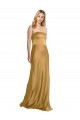 Stretch Satin Strapless Long Sleeveless Formal Evening Gown / Prom Dress / Bridesmaid Dress Norwich