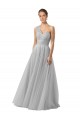 Tulle One Shoulder Long Sleeveless Bridesmaid Gown Norwich
