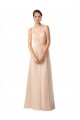 Nude Tulle Sweetheart Long Sleeveless Bridesmaid Dress / Evening Dress Norwich