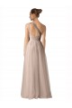 Keyhole Back Tulle Spaghetti Straps Long Sleeveless Formal Dress / Bridesmaid Dress Norwich