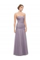 Heather Tulle Sweetheart Long Sleeveless Bridesmaid Dress Norwich