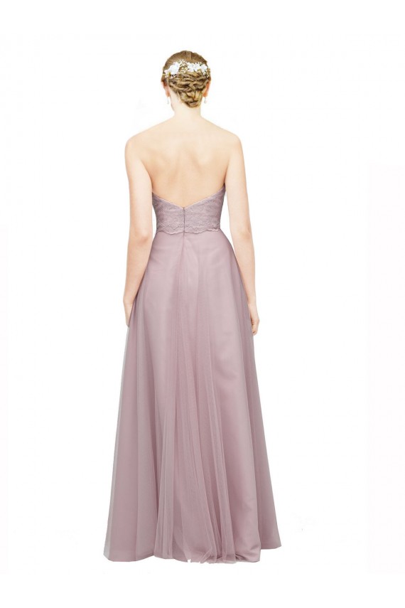 Tulle & Lace Sweetheart Long Sleeveless Bridesmaid Dress / Evening Dress Norwich
