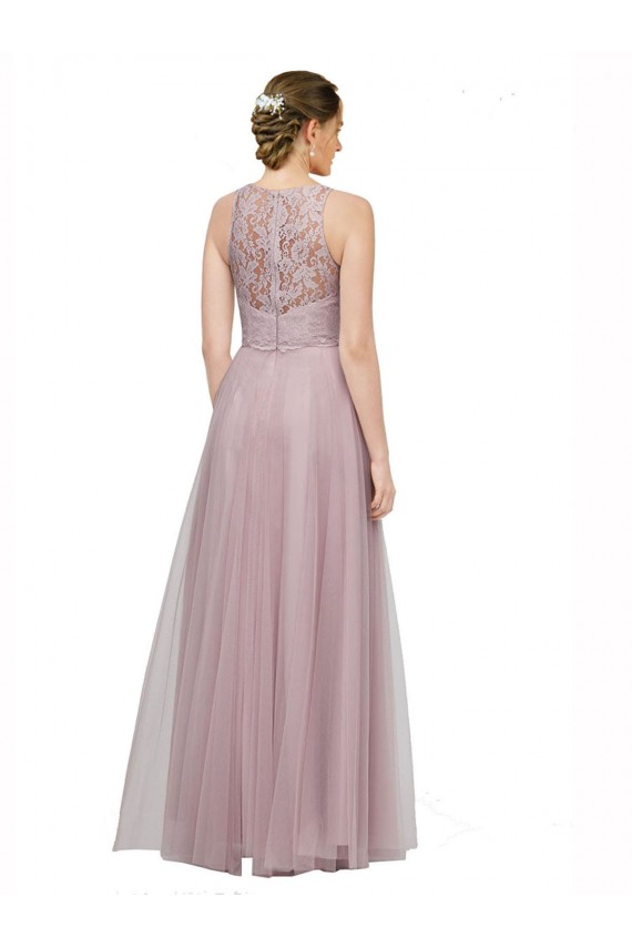 Tulle & Lace Sweetheart Long Sleeveless Bridesmaid Dress Norwich
