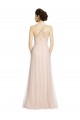 Pink Tulle Spaghetti Straps Long Sleeveless Bridesmaid Dress Norwich