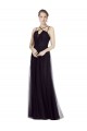 Tulle Spaghetti Straps Long Sleeveless Bridesmaid Gown Norwich