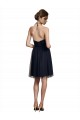 Tulle Halter Neck Knee Length Sleeveless Bridesmaid Gown Norwich
