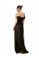 Tulle & Sequin Off the Shoulder Long Sleeveless Bridesmaid Dress Norwich