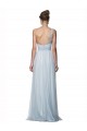 Mist Tulle One Shoulder Long Sleeveless Bridesmaid Dress Norwich