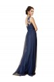 Tulle One Shoulder Sweep Train Sleeveless Bridesmaid Dress Norwich