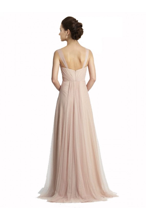Tulle Square Neck Long Sleeveless Bridesmaid Evening Dress Norwich