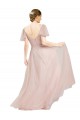 Tulle V-Neck Long Flutter Sleeves Formal Dress / Bridesmaid Dress Norwich