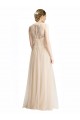 Tulle & Lace Bateau Neck Long Sleeveless Bridesmaid Dress Norwich