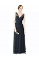 V-Back Tulle V-Neck Long Sleeveless Formal Dress / Bridesmaid Dress Norwich