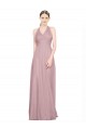 Low Back Tulle Halter Neck Long Sleeveless Bridesmaid Gown Norwich