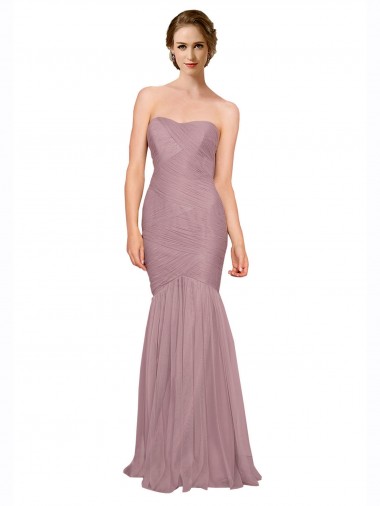 Tulle Sweetheart Long Sleeveless Bridesmaid Dress Norwich