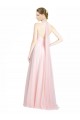 Low Back Mint Green Tulle Spaghetti Straps Long Sleeveless Bridesmaid Dress Norwich