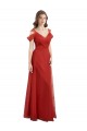 V-Back Tulle Sweetheart Long Cold Shoulder Formal Dress / Bridesmaid Dress Norwich