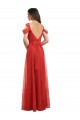 V-Back Tulle Sweetheart Long Cold Shoulder Formal Dress / Bridesmaid Dress Norwich