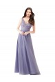 V-Back Tulle & Lace Sweetheart Long Sleeveless Formal Dress / Bridesmaid Dress Norwich