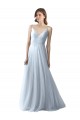Soft Tulle Spaghetti Straps Long Sleeveless Bridesmaid Dress Norwich