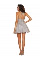 Open Back Tulle Halter Neck Short Sleeveless Bridesmaid Dress Norwich