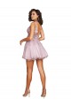 V-Back Tulle V-Neck Short Sleeveless Bridesmaid Dress Norwich