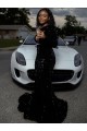 Velvet Sequin One Shoulder Sweep Train Long Sleeves Prom Dress Norwich