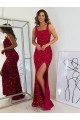 Velvet Sequin Square Neck Long Sleeveless Prom Dress Norwich