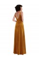V-Back Stretch Velvet V-Neck Long Sleeveless Semi Formal Evening Dress / Prom Dress / Bridesmaid Dress Norwich