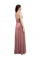 Low Back Stretch Velvet V-Neck Long Sleeveless Formal Evening Gown / Prom Dress / Bridesmaid Dress Norwich