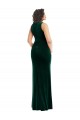 Stretch Velvet Square Neck Long Sleeveless Semi Formal Evening Dress / Prom Dress / Bridesmaid Dress Norwich