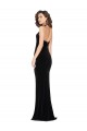 Low Back Stretch Velvet Halter Neck Long Sleeveless Semi Formal Evening Dress / Prom Dress / Bridesmaid Dress Norwich